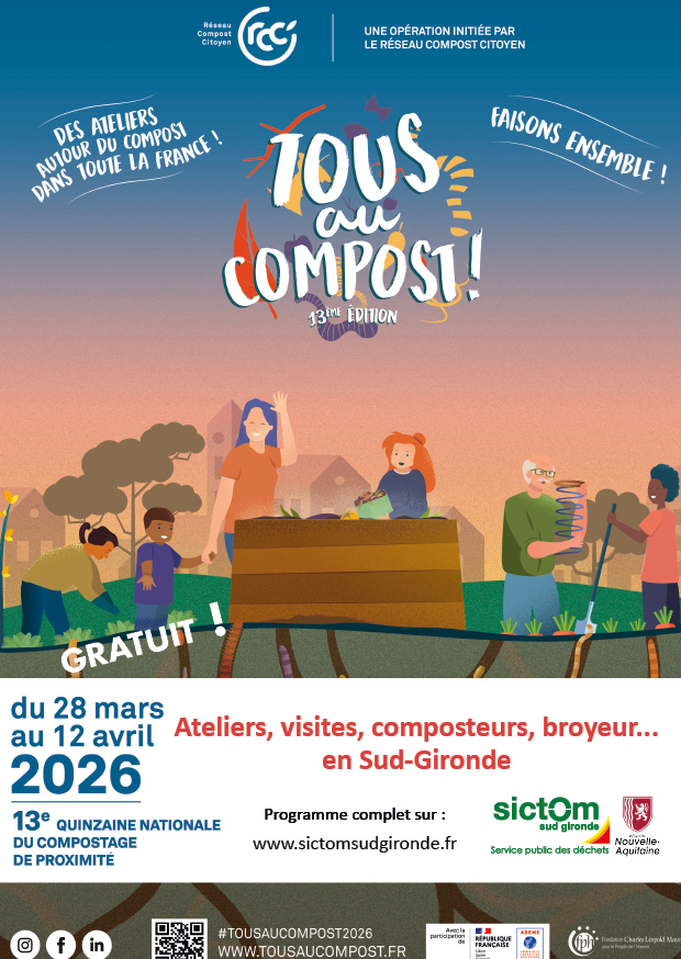 Tous au compost en Sud-Gironde !