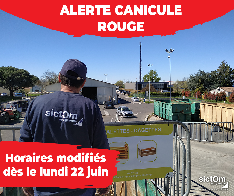 Alerte canicule rouge : horaires modifiés dès lundi 22 juin