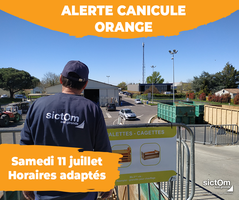 Alerte canicule orange : horaires adaptés samedi 11 juillet